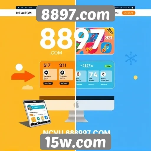 Evolução do design no portal 8897.com